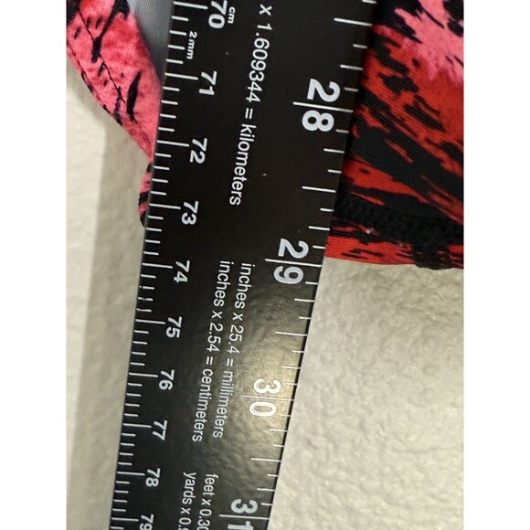 NIKE Performance One Piece Fire Red Black Swimsuit Womens Size 10 Swimming EUC - Picture 7 of 9